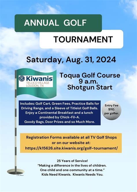 Annual golf tournament returns to Kiwanis Club in .